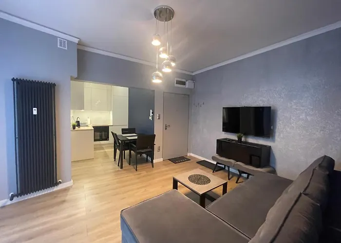 Apartament Navy Blue Z Tarasem